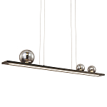 Светодиодная линейная люстра IONA Сhandelier black 103 варинант исполнения - 1 | Loft Concept в Саратове