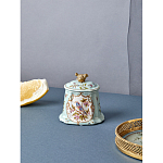 Шкатулка голубого цвета с рисунком и состаренным эффектом Eden Garden варинант исполнения - 7 | Loft Concept в Саратове