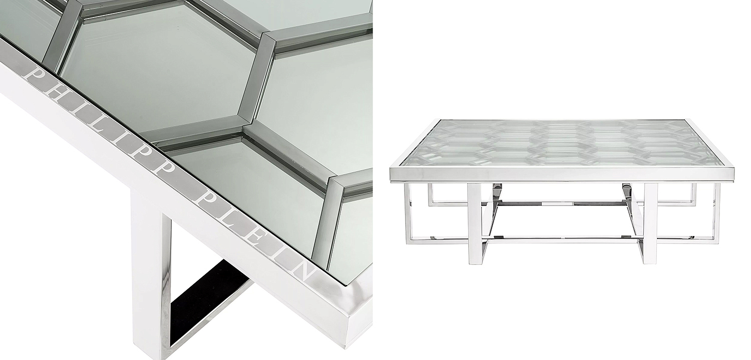 Кофейный стол Philipp Plein Coffee Table Skeleton Chrome Кофейный стол Philipp Plein Coffee Table Skeleton Chrome - Loft-Concept в Саратове