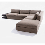 4-х местный Угловой модульный диван Zartаrn с приставным деревянным столиком варинант исполнения - 3 | Loft Concept в Саратове