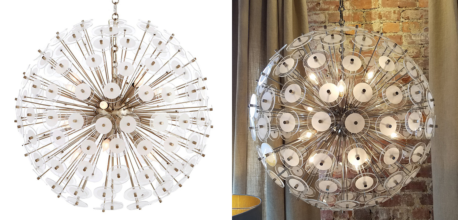 Люстра White Disco Glass Sputnik Chandelier 56 Люстра White Disco Glass Sputnik Chandelier 56 - Loft-Concept в Саратове