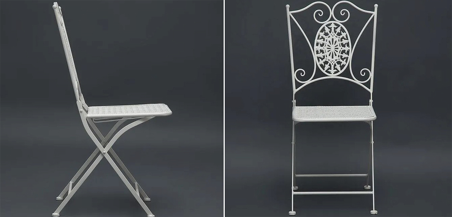 Стул Forged Patterns Eline White Стул Forged Patterns Eline White - Loft-Concept в Саратове