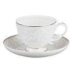 Чайный сервиз белого цвета из фарфора на 6 персон 15 предметов Floral Charm варинант исполнения - 1 | Loft Concept в Саратове