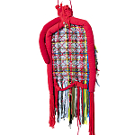 Настенный ковер разноцветный из одежды Heart варинант исполнения - 2 | Loft Concept в Саратове