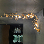 Потолочный светильник с настенным креплением в виде дерева Escape of Light варинант исполнения - 1 | Loft Concept в Саратове