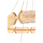 Люстра с 2-мя кольцами с текстурным природным рисунком IceFlame варинант исполнения - 4 | Loft Concept в Саратове