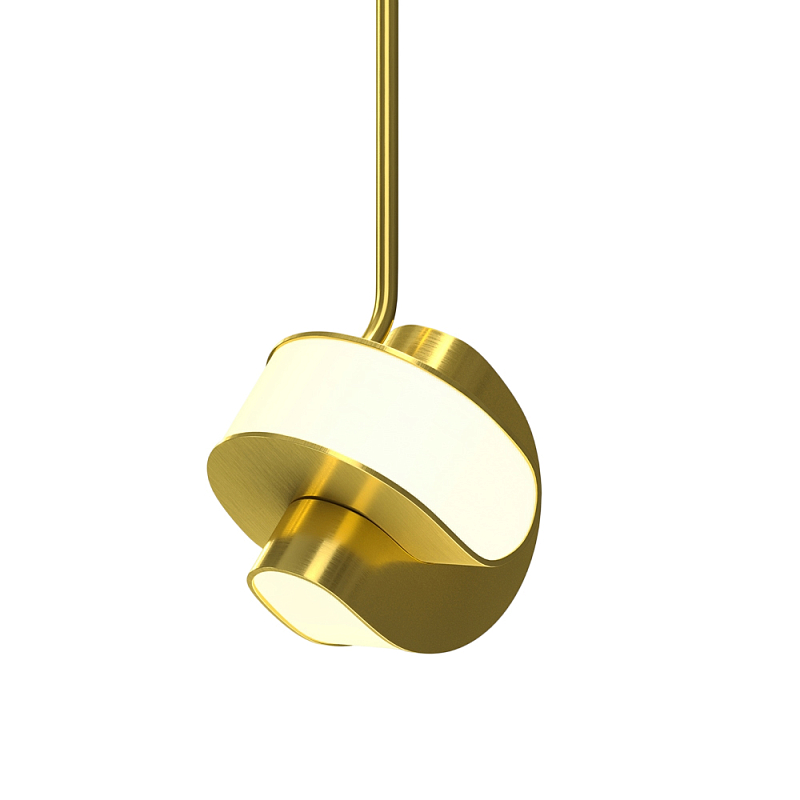 Подвесной светильник в цвете Латунь Levix Латунь сатинированная в Саратове | Loft Concept 