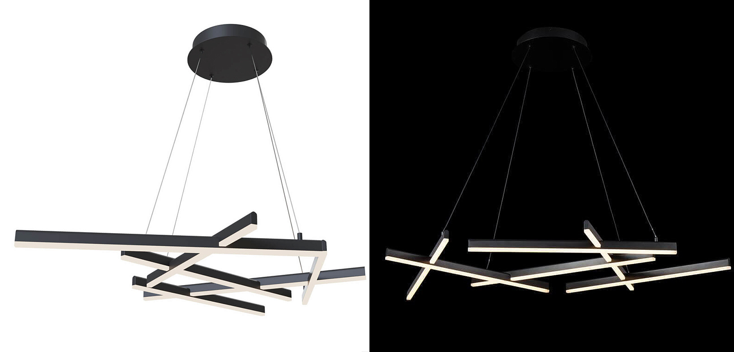 Люстра Smeragde Light Chandelier black Люстра Smeragde Light Chandelier black - Loft-Concept в Саратове