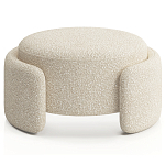 Круглая Оттоманка Alice ткань букле варинант исполнения - 2 | Loft Concept в Саратове