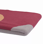 Плед из хлопка с абстрактным принтом Elysian Flow Ember варинант исполнения - 3 | Loft Concept в Саратове