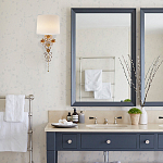 Бра с цветочным основанием и тканевым абажуром Tugella Flower Lamp варинант исполнения - 3 | Loft Concept в Саратове