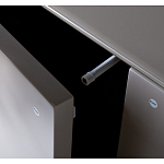 Комод со стеклянной столешницей и с выдвижными ящиками Minimalist Accent варинант исполнения - 4 | Loft Concept в Саратове