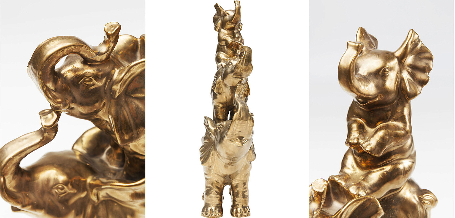 Статуэтка Family of Golden Elephants Статуэтка Family of Golden Elephants - Loft-Concept в Саратове
