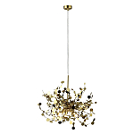 Подвесной светильник с металлическими круглыми элементами Terzani Argent варинант исполнения - 6 | Loft Concept в Саратове