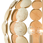 Люстра в форме шара с декором из круглых декоративных элементов Texture Discs варинант исполнения - 1 | Loft Concept в Саратове