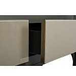 Консоль тёмно-коричневого цвета с 2-мя ящиками Gladstone варинант исполнения - 4 | Loft Concept в Саратове