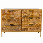 Комод с выдвижными ящиками и фактурным фасадом Termite варинант исполнения - 1 | Loft Concept в Саратове