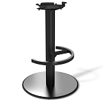 Барный стул вращающийся со спинкой Бежевый Велюр Vendramin Chair варинант исполнения - 4 | Loft Concept в Саратове