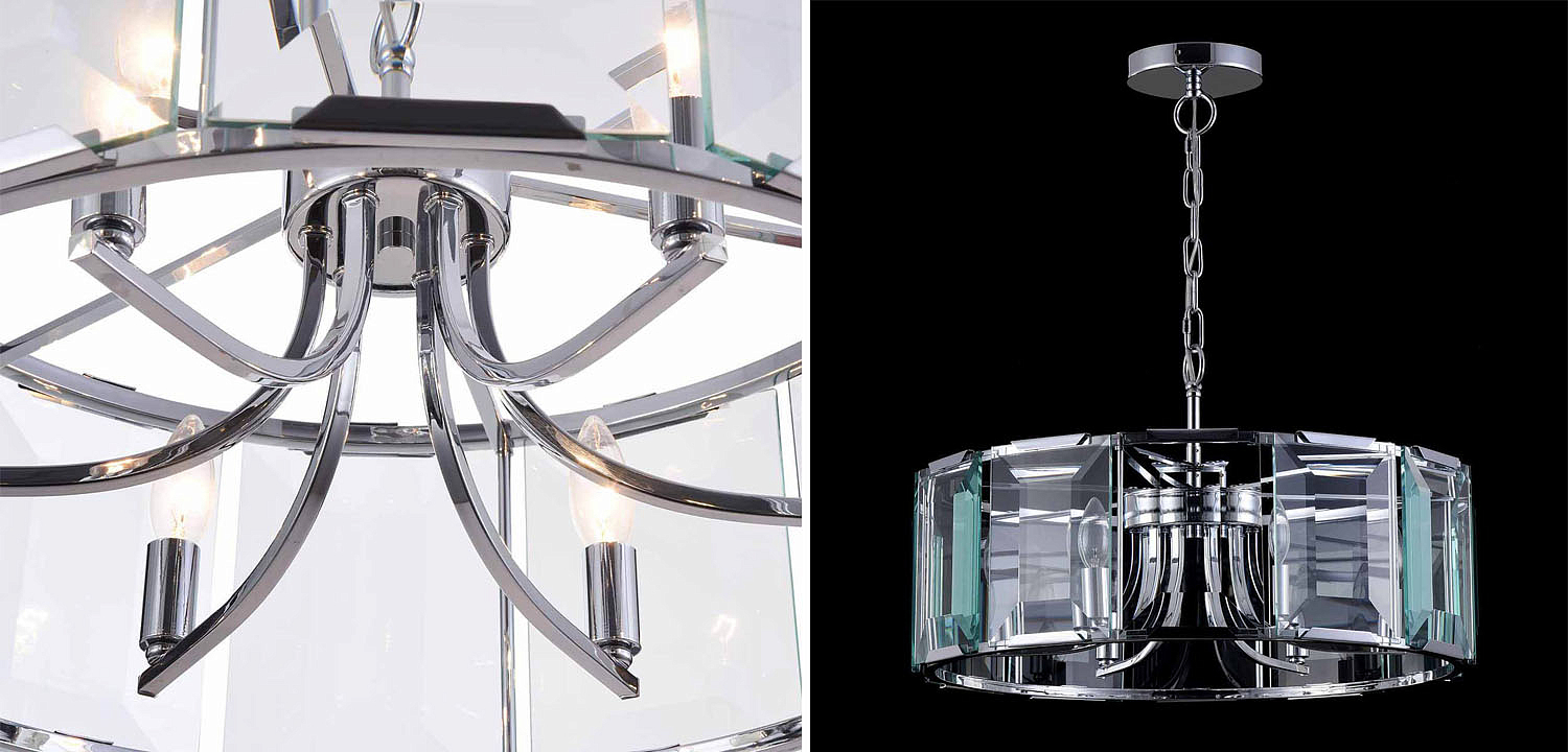 Люстра Harlow Crystal Round Chandelier chrome 6 Люстра Harlow Crystal Round Chandelier chrome 6 - Loft-Concept в Саратове