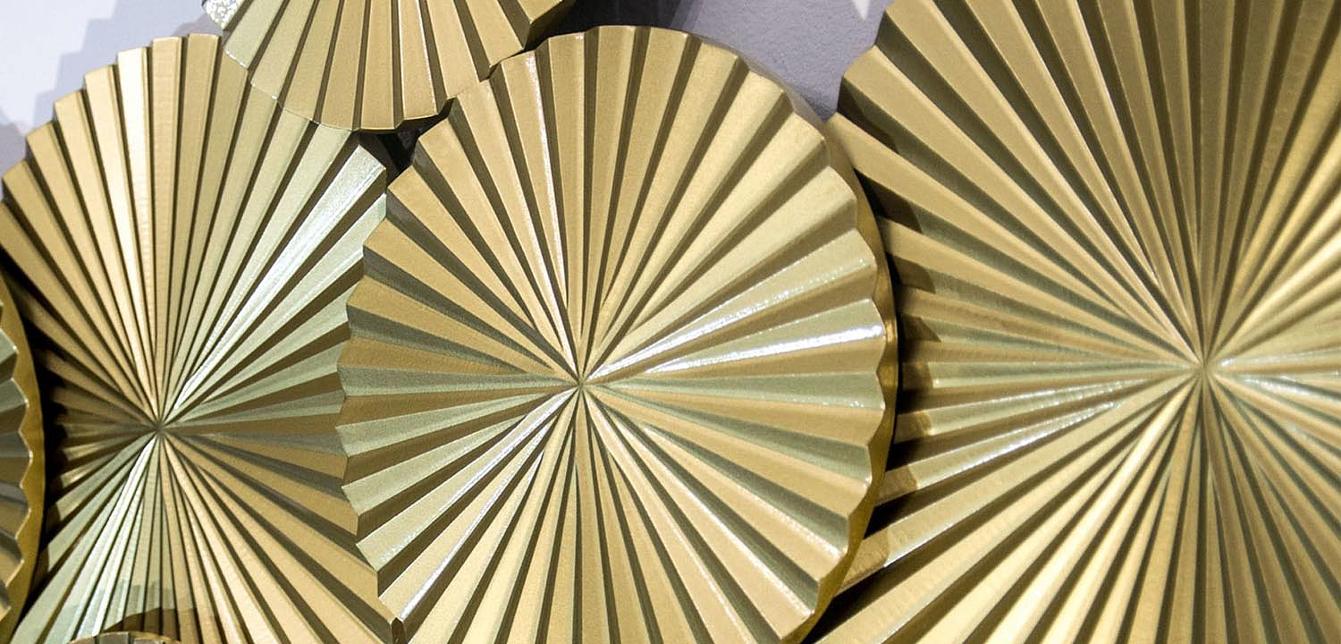 Арт-объект Apollo Gold Wall Plaque Disc 11 Арт-объект Apollo Gold Wall Plaque Disc 11 - Loft-Concept в Саратове