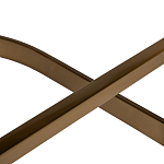 Стул барный букле бежевый с каркасом цвета матовое золото Tactility варинант исполнения - 4 | Loft Concept в Саратове