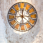 Часы настенные из металла в стиле лофт Clock with History варинант исполнения - 2 | Loft Concept в Саратове