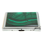 Портсигар на 10 сигарет с газовой зажигалкой из натурального камня Малахит Stone Cigarettes Cases варинант исполнения - 5 | Loft Concept в Саратове