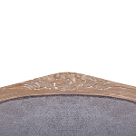 Кресло Ava Classical Armchair brown and grey velour варинант исполнения - 5 | Loft Concept в Саратове