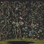 Обои ручная роспись St Laurent Casino metallic silk варинант исполнения - 2 | Loft Concept в Саратове