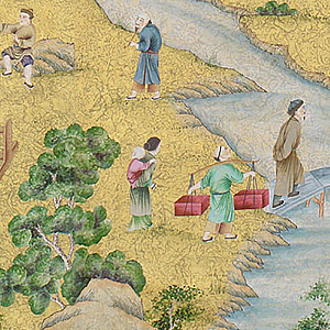 Обои ручная роспись Coutts Dappled Gold