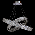 Люстра на 2 кольца с текстурной огранкой Reflection of Reality варинант исполнения - 6 | Loft Concept в Саратове