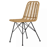 Стул с ротанговым плетением Wicker Stool без подлокотников варинант исполнения - 4 | Loft Concept в Саратове