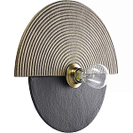 Круглый настенный фактурный светильник Textured Disc варинант исполнения - 1 | Loft Concept в Саратове