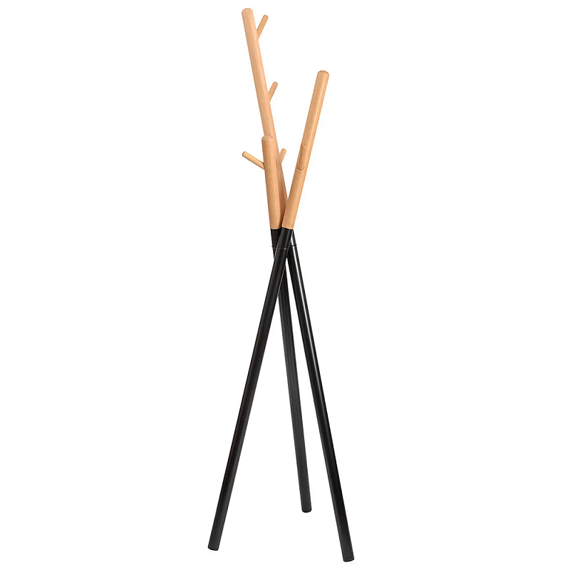 Напольная вешалка Glen Floor Hanger Древесина Черный Напольная вешалка Glen Floor Hanger Древесина Черный в Саратове | Loft Concept