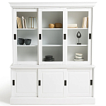 Витрина из массива сосны Cobbett White Wood Showcase варинант исполнения - 2 | Loft Concept в Саратове