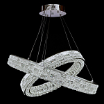 Люстра на 2 кольца с текстурной огранкой Reflection of Reality варинант исполнения - 7 | Loft Concept в Саратове