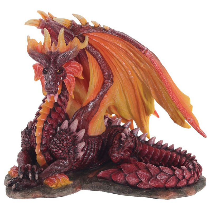 Декоративная статуэтка Дракон Красный Red Dragon with Orange Wings Statuette Красный Оранжевый Декоративная статуэтка Дракон Красный Red Dragon with Orange Wings Statuette Красный Оранжевый в Саратове | Loft Concept