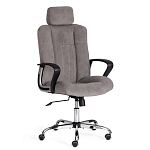 Кресло компьютерное City Chair хром флок варинант исполнения - 2 | Loft Concept в Саратове