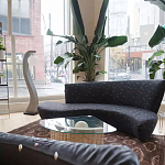 Дизайнерский журнальный стол в виде раковины с жемчужиной под прозрачной столешницей Fahin варинант исполнения - 4 | Loft Concept в Саратове