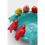 Декоративное дизайнерское блюдо разноцветные попугаи  варинант исполнения - 2 | Loft Concept в Саратове