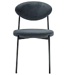 Стул металлический с мягкой спинкой и сиденьем из велюра Alfie Chair варинант исполнения - 5 | Loft Concept в Саратове