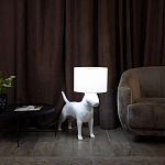 Лампа COLLECTION OF DOGS с абажуром Бультерьер варинант исполнения - 3 | Loft Concept в Саратове
