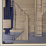 Аксессуар Геометрическая абстракция Figurative Beige Wall Hangings варинант исполнения - 1 | Loft Concept в Саратове