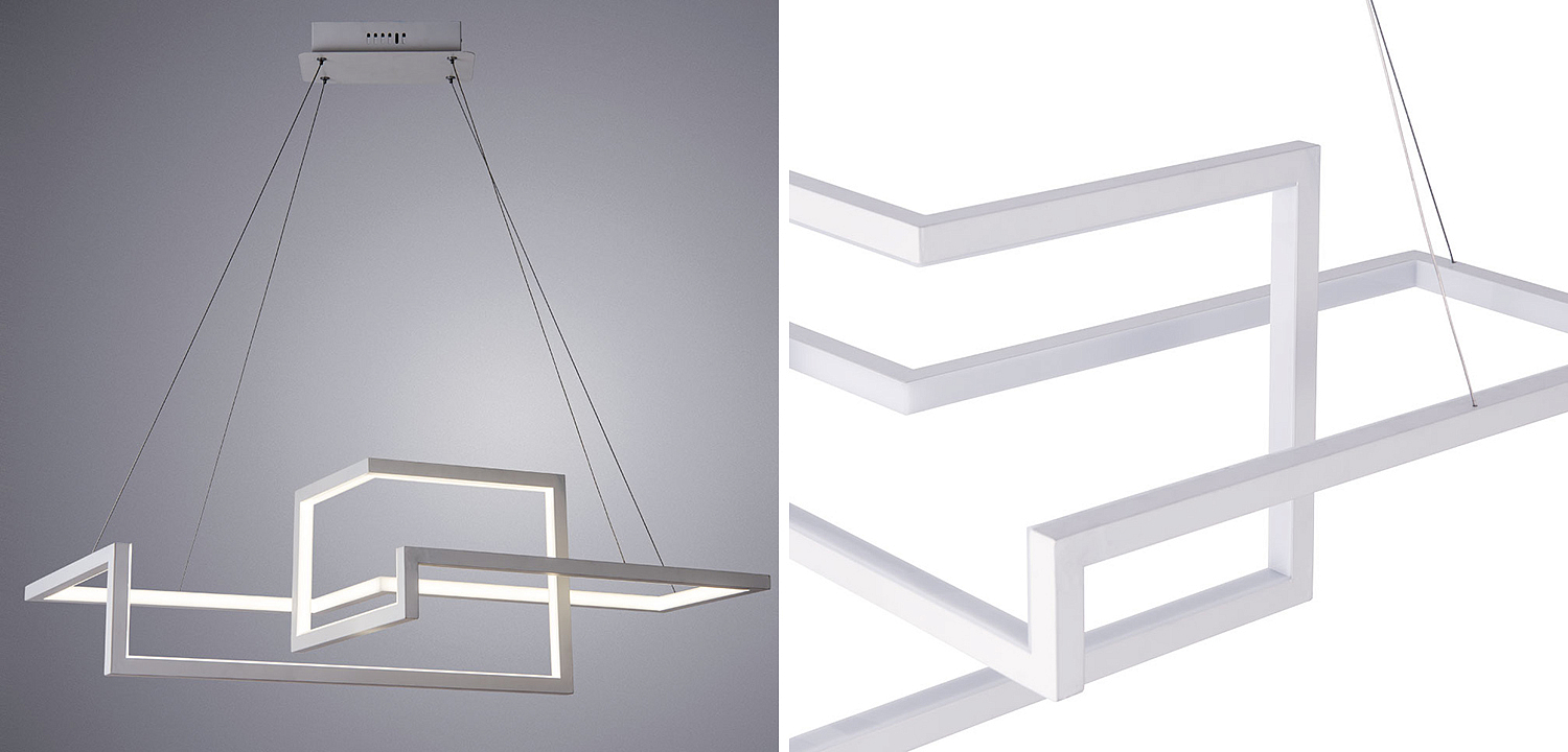 Люстра Esther Geometric White Chandelier II Люстра Esther Geometric White Chandelier II - Loft-Concept в Саратове
