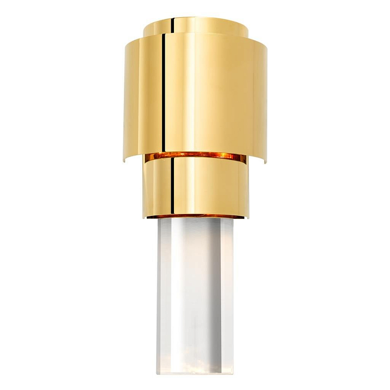 Бра Wall Lamp Avondale Gold Глянцевое золото Прозрачный (Transparent) Бра Wall Lamp Avondale Gold Глянцевое золото Прозрачный (Transparent) в Саратове | Loft Concept