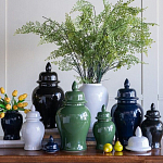 Ваза с крышкой однотонная Высота 48 см Chinoiserie Ceramics варинант исполнения - 6 | Loft Concept в Саратове