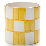 Кашпо из керамики с графическими принтами Brighter варинант исполнения - 5 | Loft Concept в Саратове