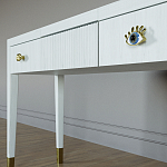 Туалетный стол - Трельяж Elsa Dreams White 120 см варинант исполнения - 3 | Loft Concept в Саратове