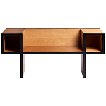 Дизайнерская скамейка  Canton  Beech and Black Bench варинант исполнения - 1 | Loft Concept в Саратове