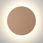 Бра круглое натуральная Пробка Natural Cork варинант исполнения - 3 | Loft Concept в Саратове